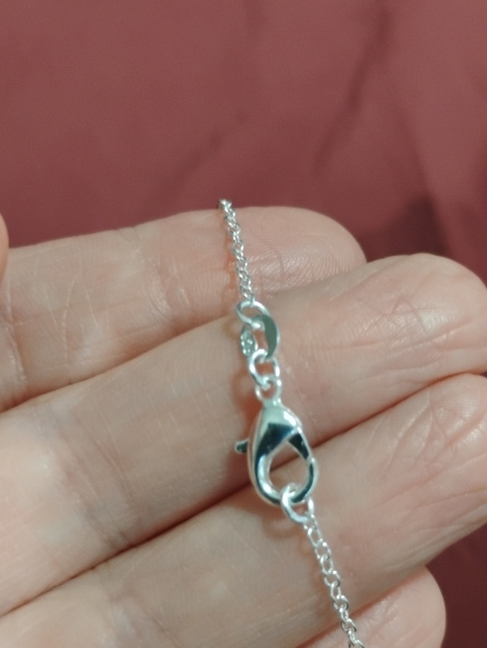 Sterling Silver Lobster Claw Chain Bracelet - Silver 10 each